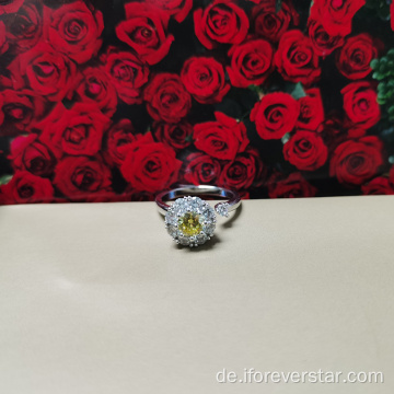 Langeweile Kubikzirconia reine Silber drehen Ringe